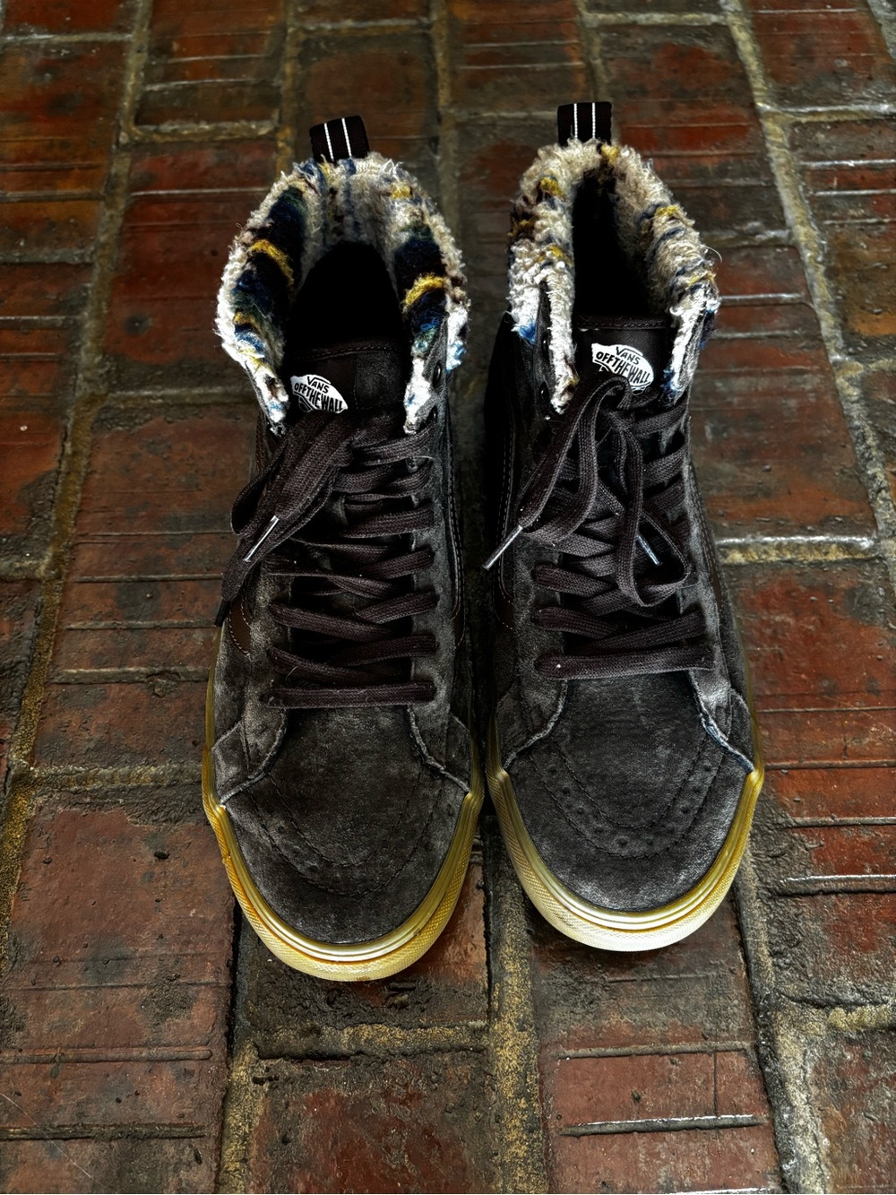 Vans Sk8-Hi MTE-1 Brown Sherpa All Weather Hiking Boots